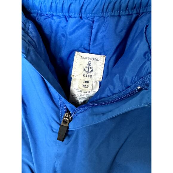 Lands' End Kids Blue Snow Pants – Size 10M – Waterproof Insulated Winter Pants - Picture 3 of 13